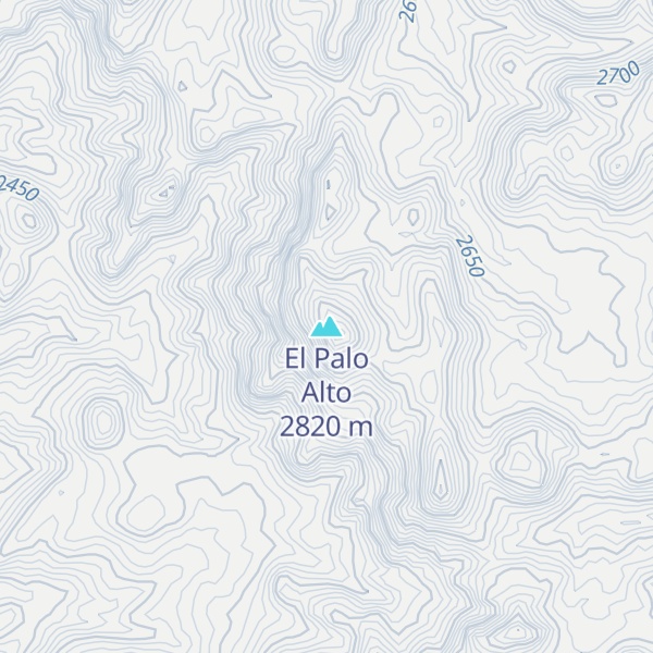 Map of El Palo Alto