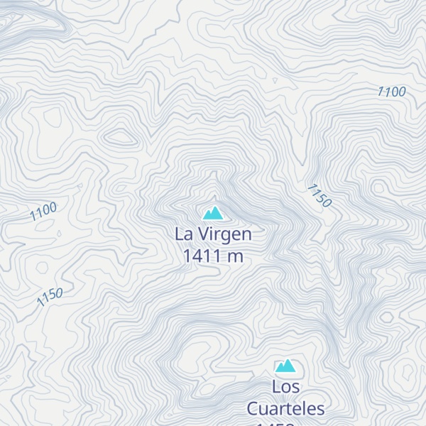 Map of La Virgen