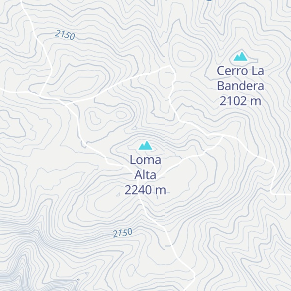 Map of Loma Alta