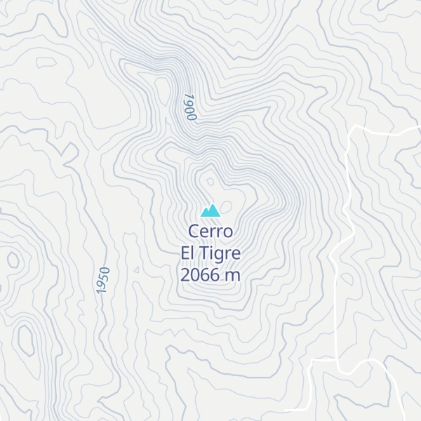 Map of Cerro El Tigre