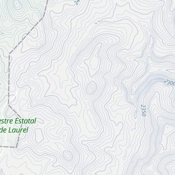 Map of Cerro La Cuchilla