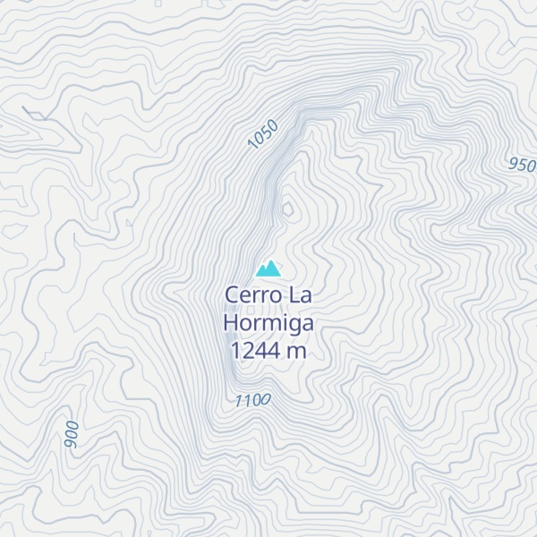 Map of Cerro La Hormiga