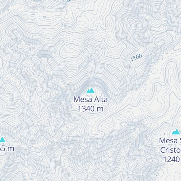 Map of Mesa Alta