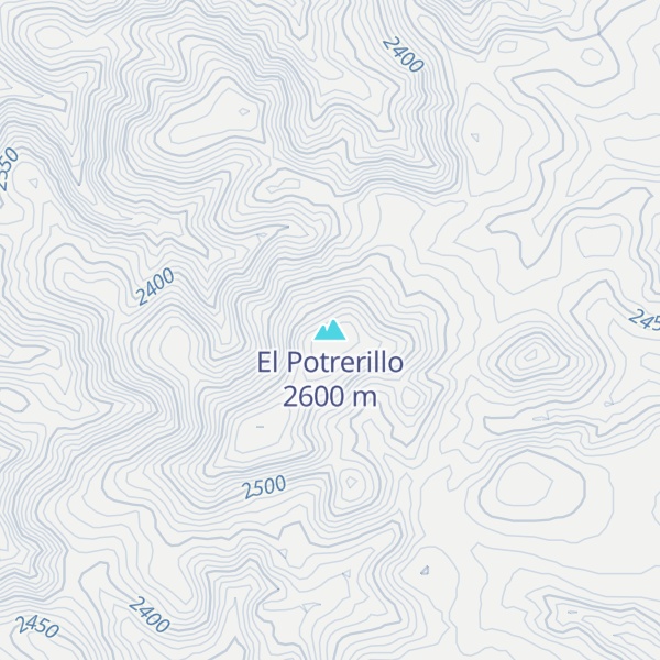 Map of El Potrerillo