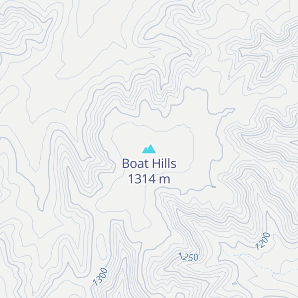 Map of Boat Hills