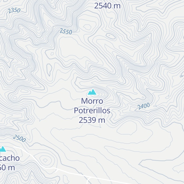 Map of Morro Potrerillos