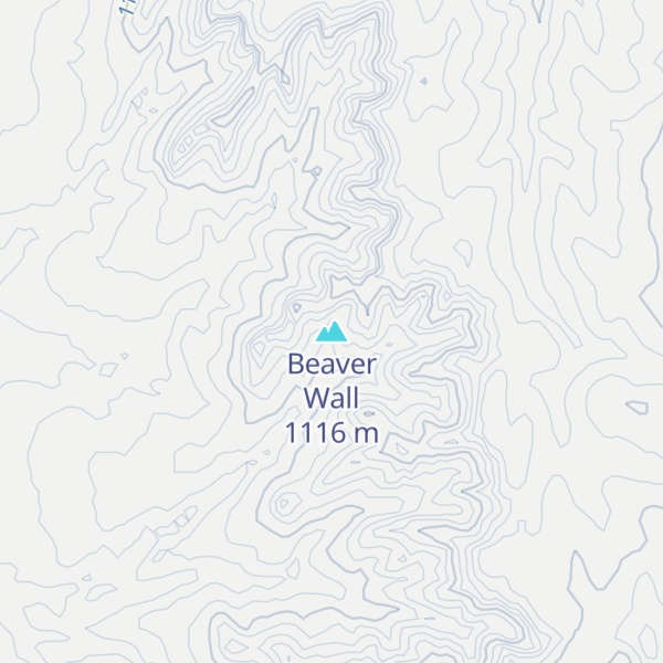 Map of Beaver Wall