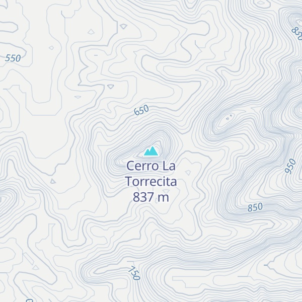 Map of Cerro La Torrecita