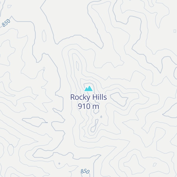 Map of Rocky Hills