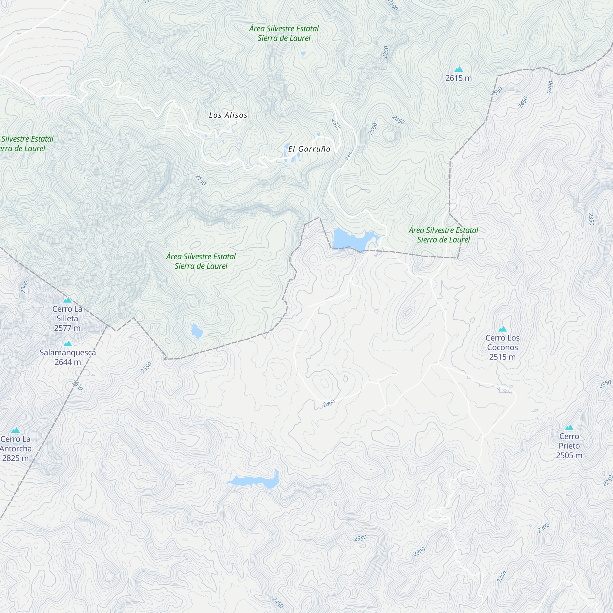 Cabañas Sierra Escondida map