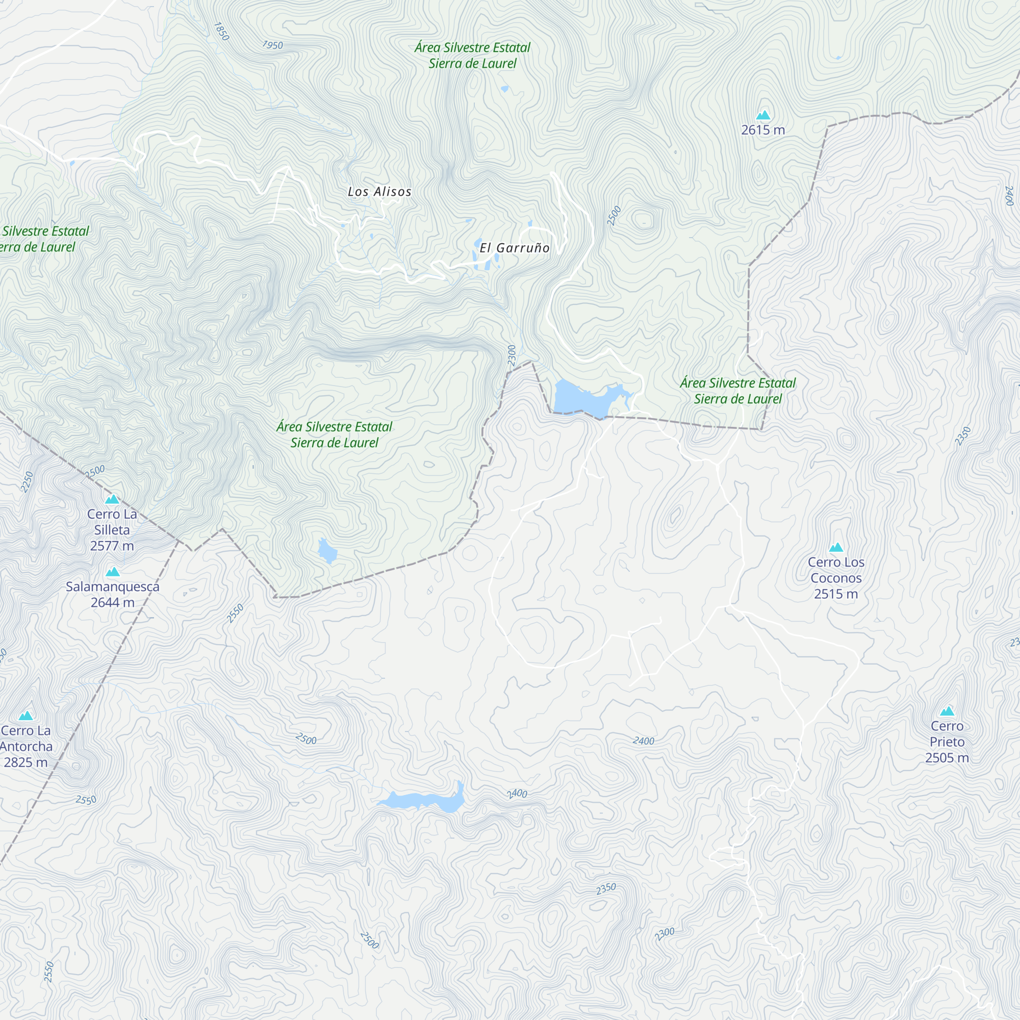 Cabañas Sierra Escondida map