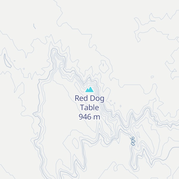 Map of Red Dog Table