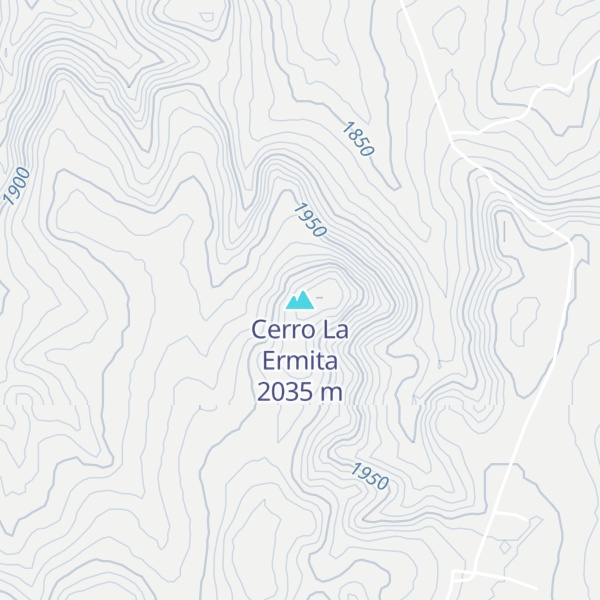 Map of Cerro La Ermita