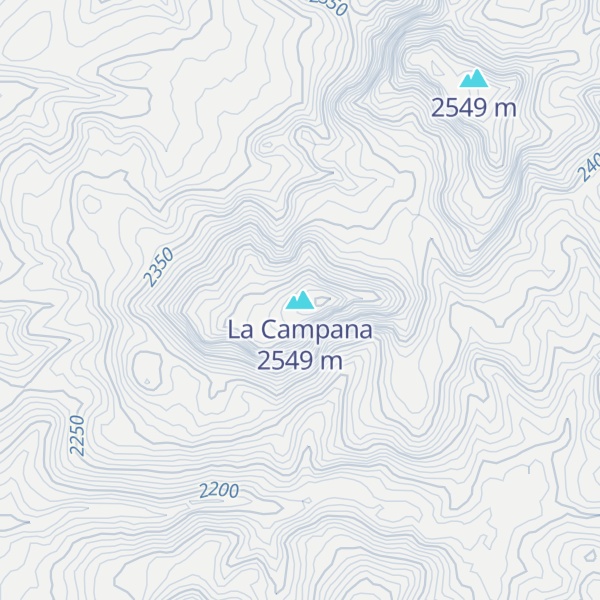 Map of La Campana