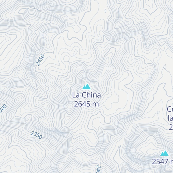 Map of La China