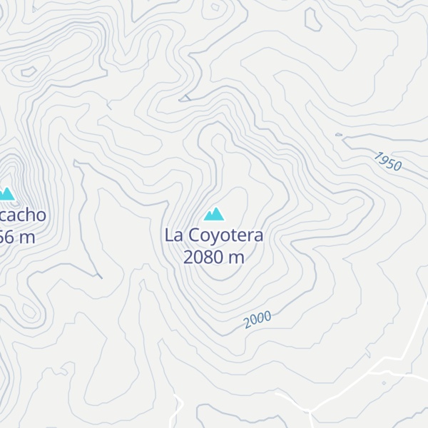 Map of La Coyotera