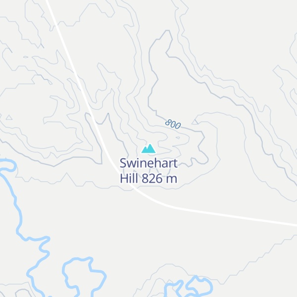 Map of Swinehart Hill