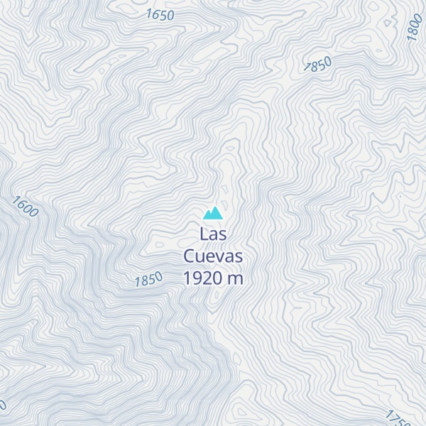 Map of Las Cuevas