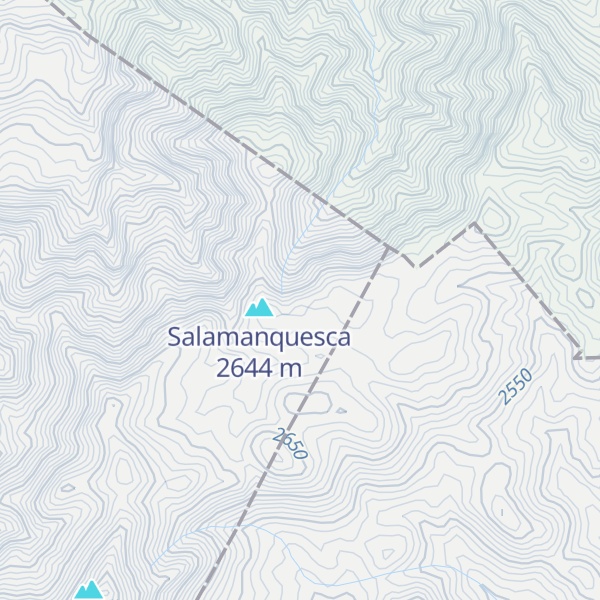 Map of Cerro La Culebra