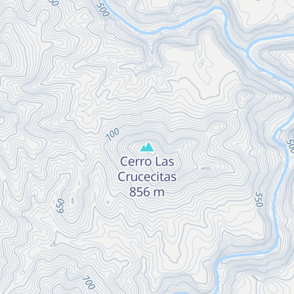 Map of Cerro Las Crucecitas