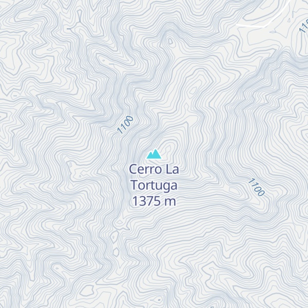 Map of Cerro La Tortuga