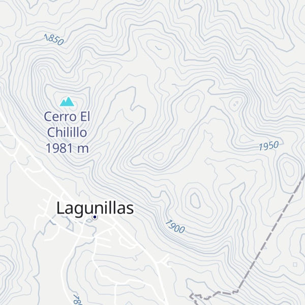 Map of Loma Las Borregas