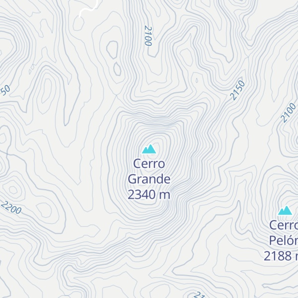 Map of Cerro Grande