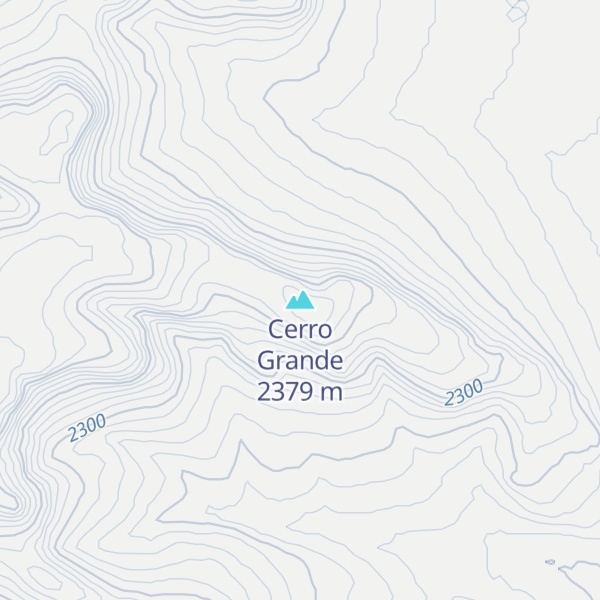 Map of Cerro Grande