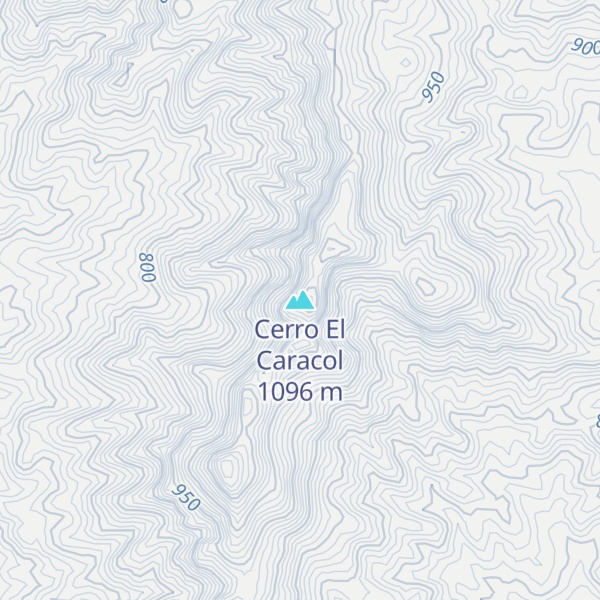 Map of Cerro El Caracol