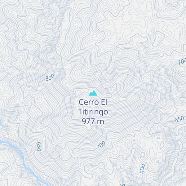 Map of Cerro El Titiringo