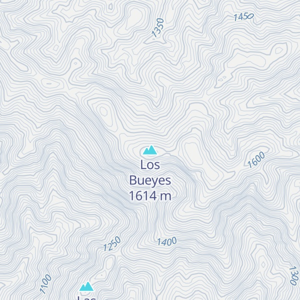 Map of Los Bueyes
