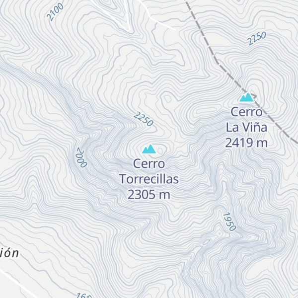 Map of Cerro Torrecillas