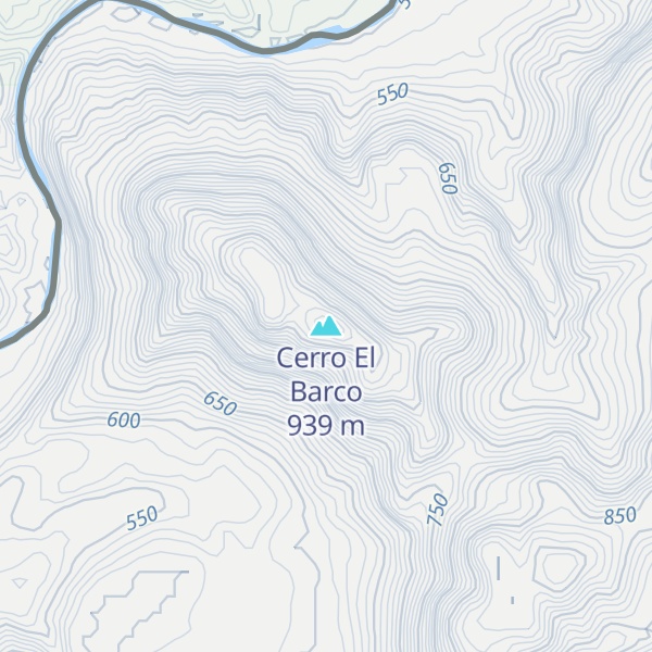 Map of Cerro El Barco
