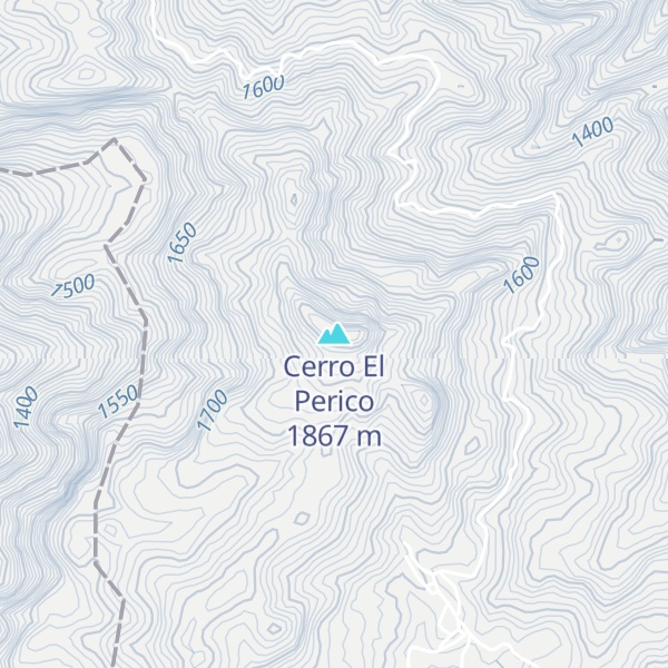 Map of Cerro El Perico
