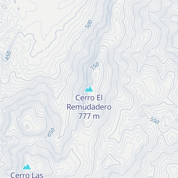 Map of Cerro El Remudadero