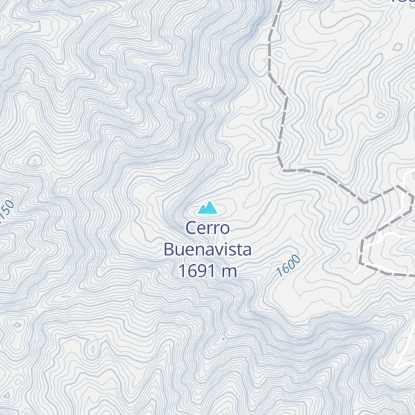 Map of Cerro Buenavista