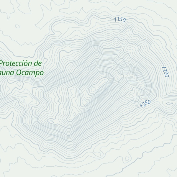 Map of Cerro Ramón