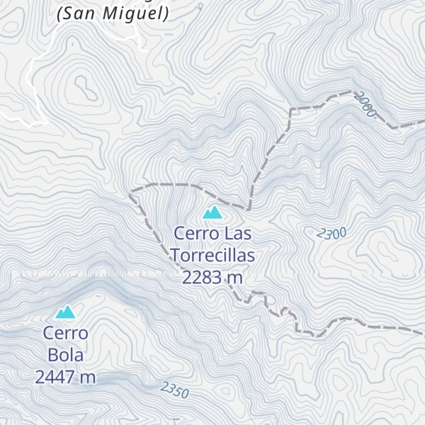 Map of Cerro Las Torrecillas