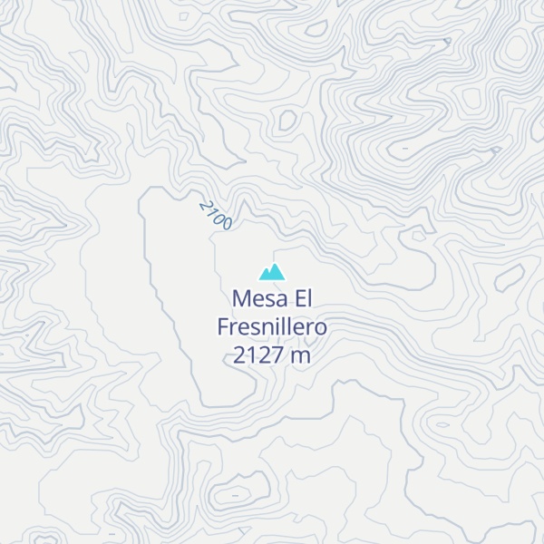 Map of Mesa El Fresnillero