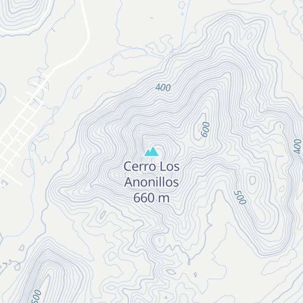 Map of Cerro Los Anonillos