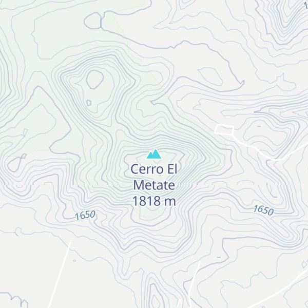 Map of Cerro El Metate