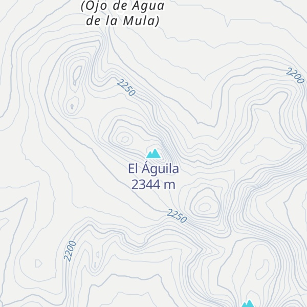 Map of El Águila