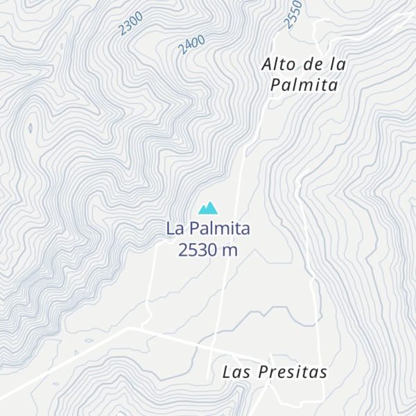 Map of La Palmita