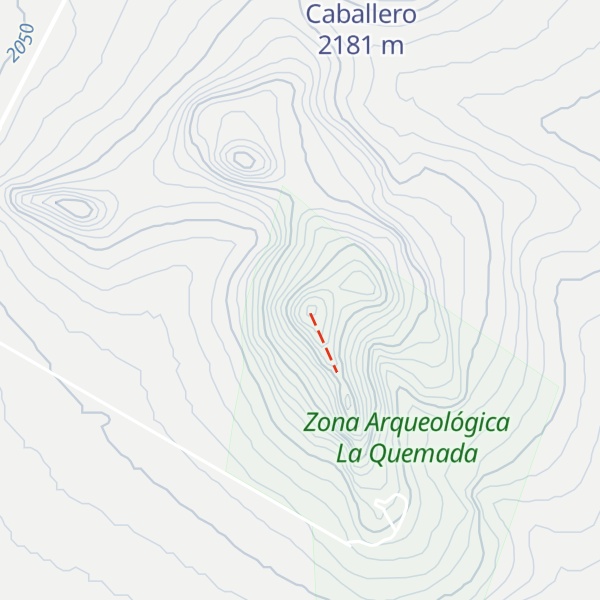 Map of Cerro Los Edificios