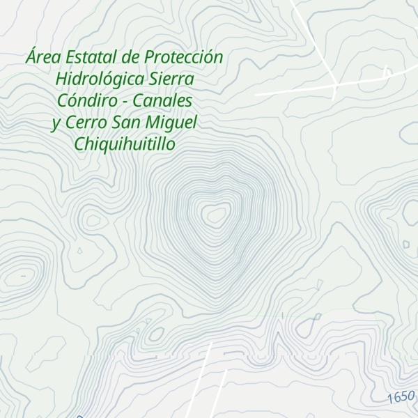 Map of Cerro El Chiquihuitillo