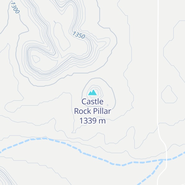 Map of Castle Rock Pillar