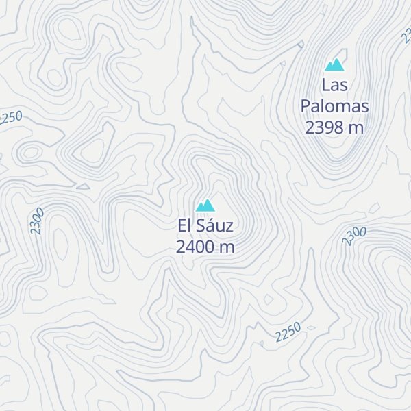 Map of El Sáuz