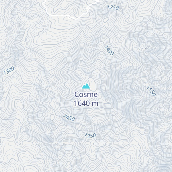 Map of Cosme