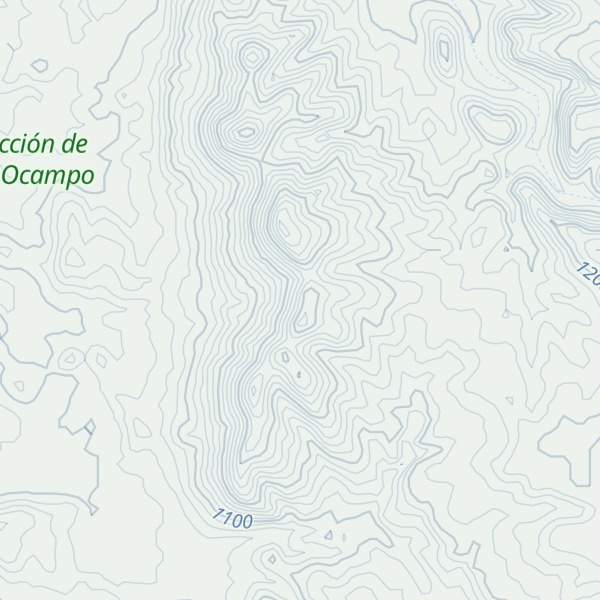 Map of Cerro El Chitar
