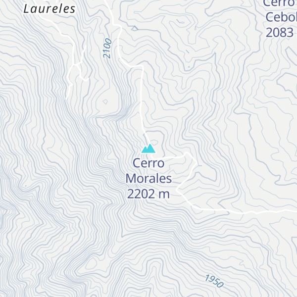 Map of Cerro Morales